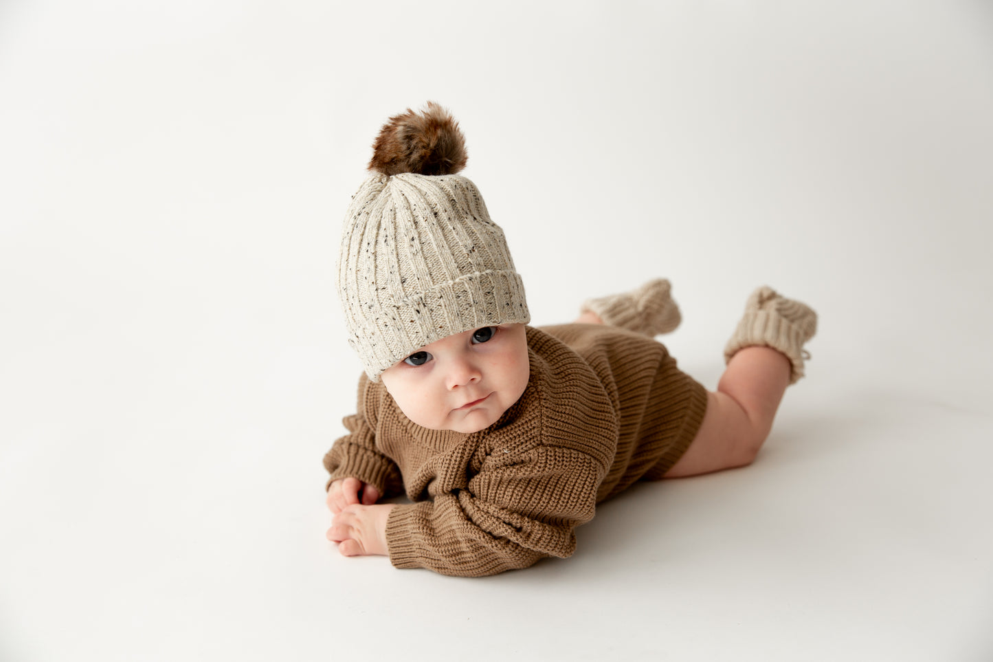 mocha woolly onesie