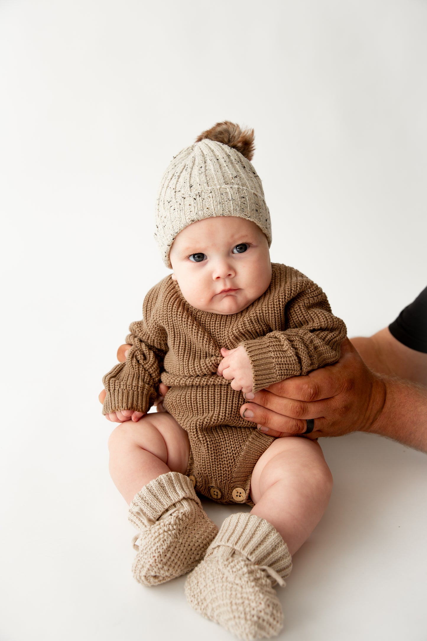 mocha woolly onesie